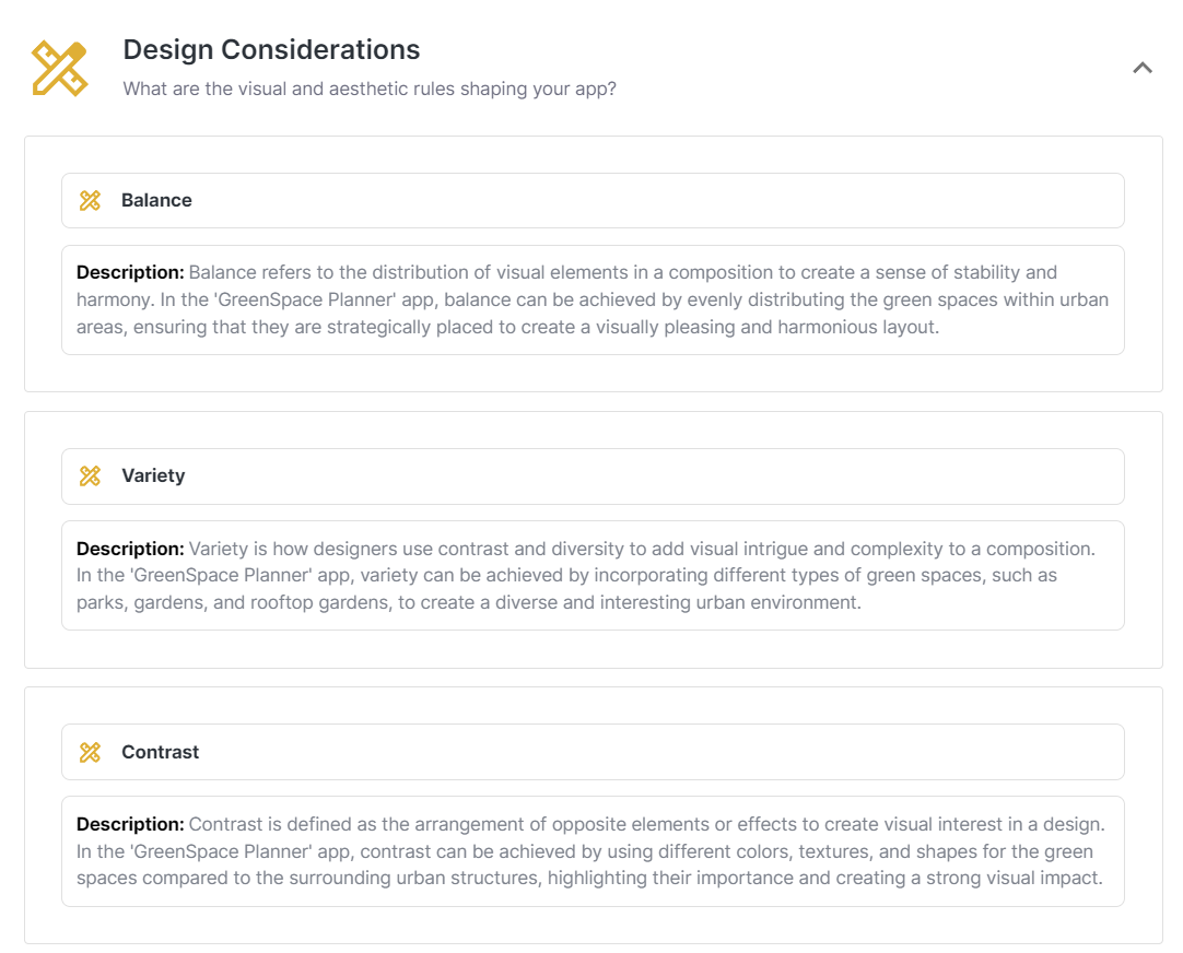 Blueprint Design Considerations
